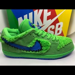 Nike SB Dunk Low Grateful Dead Bear Green Sz 12